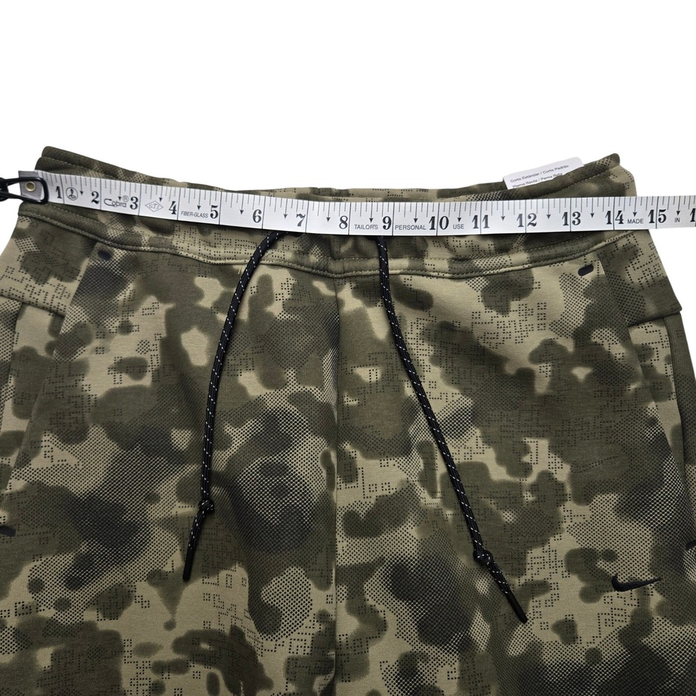 Nike Tech Fleece Mens Small Camo Sweatpants‎ Olive Green Digital Camo II1324-276 - Picture 13 of 15